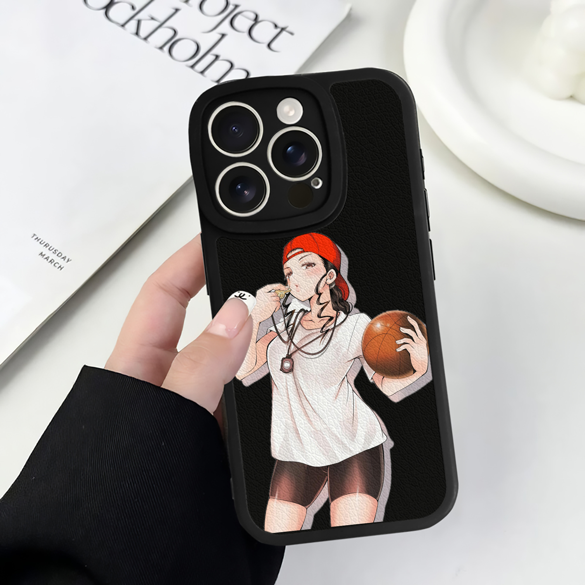 （画像用） SLAM DUNK／スラムダンク 【iPhone 16シリーズ対応】シリコンスマホケース（レザー調） 材質：シリコン